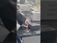 부호기 파형을 시험하고 조정하는 방법?