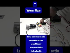 63 DC 웜 기어박스 모터 220rpm 1A 3.5N.M 114W 24V