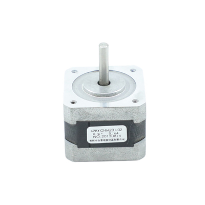 주문 Nema 17 42 밀리미터 저소음 하이브리드 스텝 모터 0.9 스텝 각 4 리드 11.2V 2.4A online manufacture