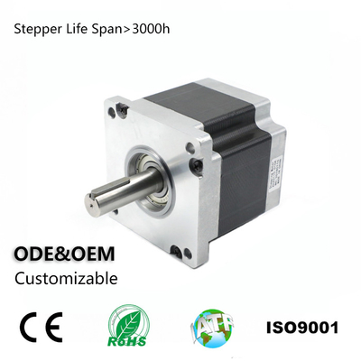 주문 110BYGH80-001AG Nema42 하이브리드 스텝 모터 1.8 급 4는 9V 6.0A 8.5N.M을 이끕니다 online manufacture