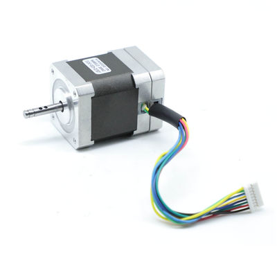 주문 작은 24V Dc 무정류자 영구 자석 모터 Nema 17 0.5a 0.15 NM 42BLF05A online manufacture