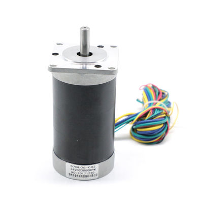 주문 24V 작은 브러쉬리스 모터 3000RPM 0.44nm 138W 57BL06 002 고효율 online manufacture