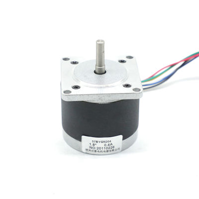 주문 3.8 Kg Cm Nema 23 고토크 하이브리드 스텝 모터 6은 11.2V 0.4A 57 밀리미터를 배선합니다 online manufacture