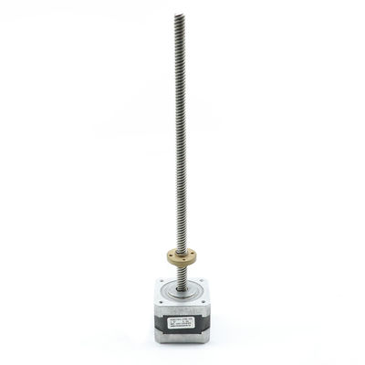 주문 스크루 샤프트 42BYGH 6 리드 3.2 크퐁치텀과 Nema17 Tr8x8 300 밀리미터 선형 스텝퍼 모터 online manufacture