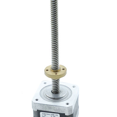 주문 42MM Nema 17 스테퍼 모터 선형 작동기 극소 DC 3V 4.3 Kg Cm Tr8x4 P2 online manufacture